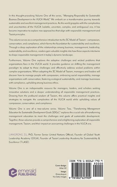 Produktbild: Responsible Management and Taoism, Volume 1
