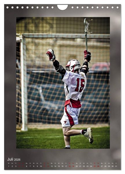 Produktbild: Teamsport - LACROSSE (Wandkalender 2026 DIN A4 hoch), CALVENDO Monatskalender