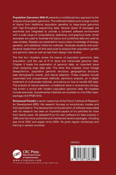 Produktbild: Population Genomics with R