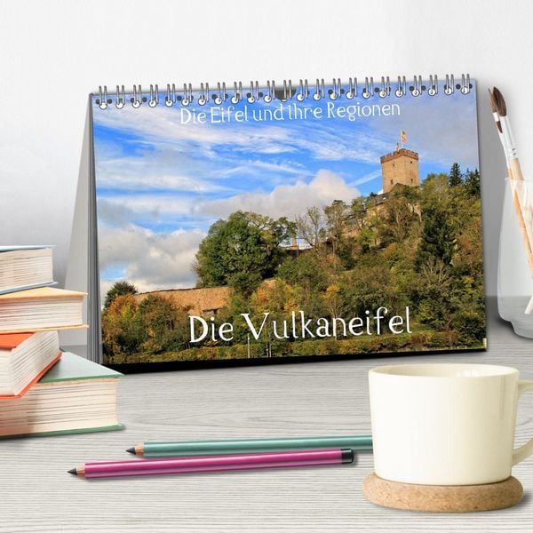 Produktbild: Die Eifel und ihre Regionen - Die Vulkaneifel (Tischkalender 2026 DIN A5 quer), CALVENDO Monatskalender