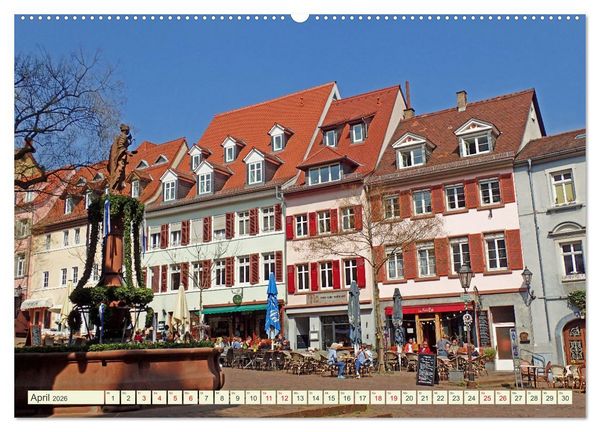 Produktbild: Weinheim erleben Schlosspark, Burgen und einladender Marktplatz (Wandkalender 2026 DIN A2 quer), CALVENDO Monatskalender