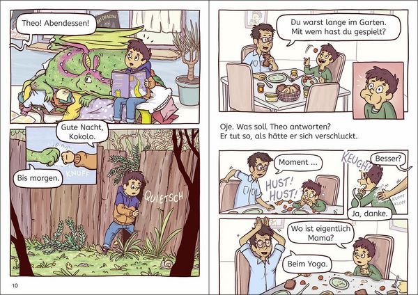 Produktbild: Lesel&ouml;wen Comics 1. Klasse - Entf&uuml;hrung im Drachenwald