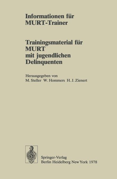 Produktbild: Informationen f&uuml;r MURT-Trainer