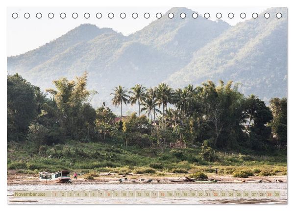 Produktbild: Laos - eine Bildreise (Tischkalender 2026 DIN A5 quer), CALVENDO Monatskalender