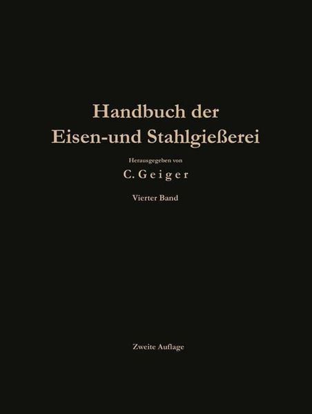 Produktbild: Handbuch der Eisen- und Stahlgie&szlig;erei