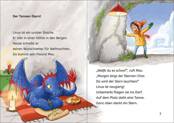 Produktbild: Lesel&ouml;wen-Adventskalender f&uuml;r Erstleser - Drachen