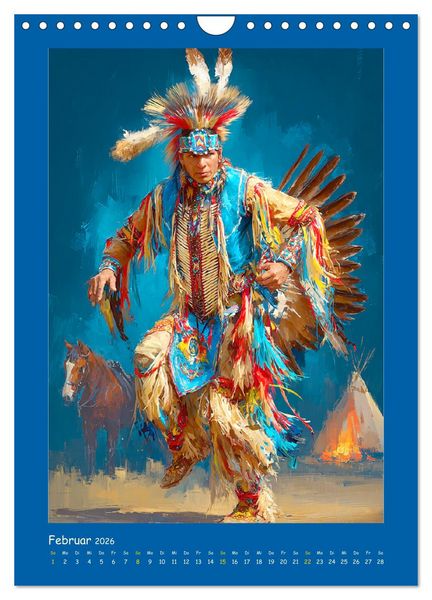 Produktbild: Omaha-Tanz. Grastanz der amerikanischen Ureinwohner (Wandkalender 2026 DIN A4 hoch), CALVENDO Monatskalender