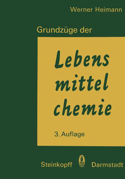 Produktbild: Grundz&uuml;ge der Lebensmittelchemie