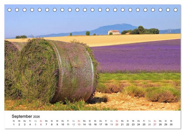 Produktbild: Provence - Zwischen Meer und Alpen (Tischkalender 2026 DIN A5 quer), CALVENDO Monatskalender