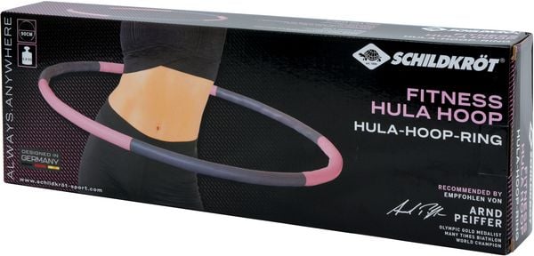 Produktbild: Schildkr&ouml;t 960234 - Fitness, Hula-Hoop-Ring, 90cm Durchmesser, Rosa-Anthrazit