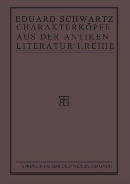 Produktbild: Charakterk&ouml;pfe aus der Antiken Literatur
