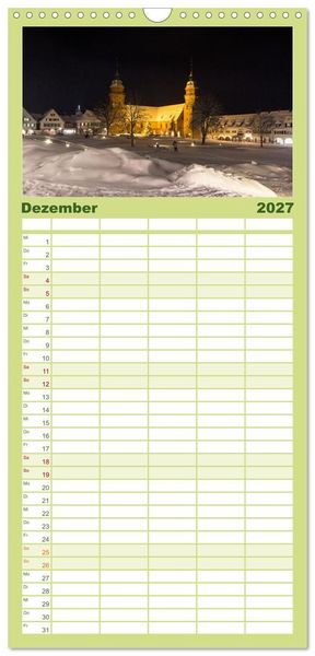 Produktbild: Familienplaner 2027 - Freudenstadt 2027 mit 5 Spalten (Wandkalender, 21 x 45 cm) CALVENDO