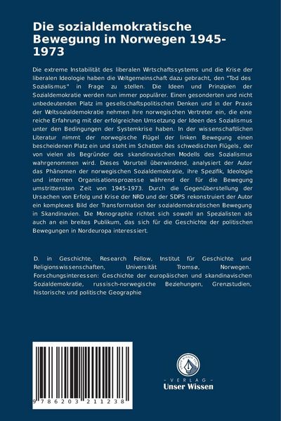 Produktbild: Die sozialdemokratische Bewegung in Norwegen 1945-1973