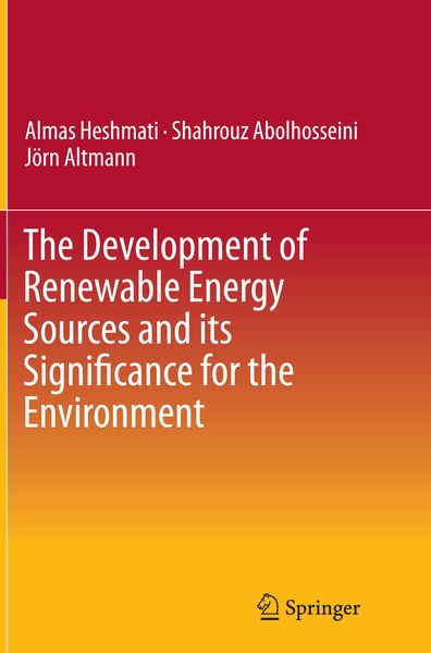 Produktbild: The Development of Renewable Energy Sources and its Significance for the Environment
