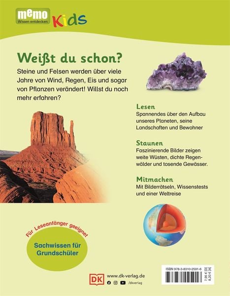 Produktbild: Unsere Erde / memo Kids Band 8