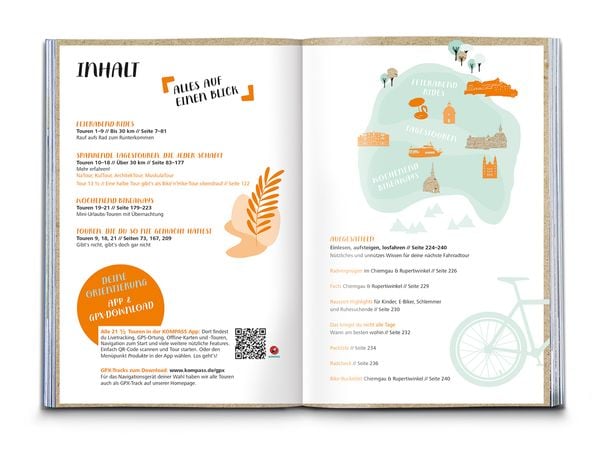 Produktbild: KOMPASS Radvergn&uuml;gen Chiemgau & Rupertiwinkel