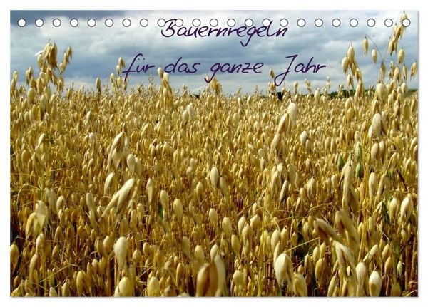Produktbild: Bauernregeln f&uuml;r das ganze Jahr (Tischkalender 2026 DIN A5 quer), CALVENDO Monatskalender