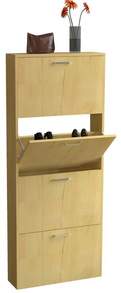 Produktbild: Holz Schuhregal Schuhschrank Schuhkipper Sulos L