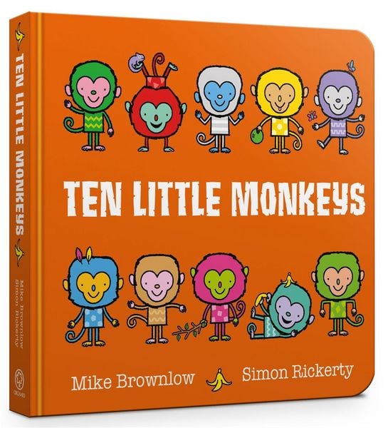 Produktbild: Ten Little Monkeys Board Book