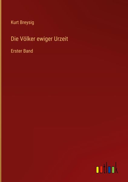 Produktbild: Die V&ouml;lker ewiger Urzeit