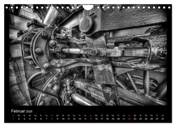 Produktbild: Dampflokomotiven (Wandkalender 2026 DIN A4 quer), CALVENDO Monatskalender