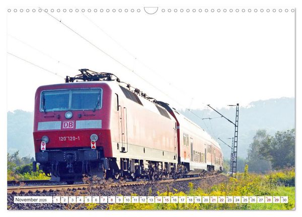 Produktbild: Die Baureihe 120 der Deutschen Bahn (Wandkalender 2026 DIN A3 quer), CALVENDO Monatskalender