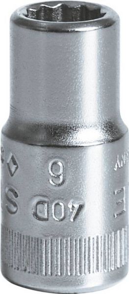 Produktbild: Stahlwille 40 D 6 01030006 Doppelsechskant Steckschl&uuml;sseleinsatz 6mm 1/4\" (6.3 mm)