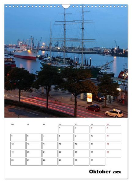 Produktbild: Sch&ouml;nes Hamburg (Wandkalender 2026 DIN A3 hoch), CALVENDO Monatskalender