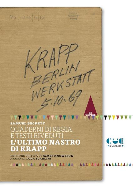Produktbild: Quaderni di regia e testi riveduti. L'ultimo nastro di Krapp