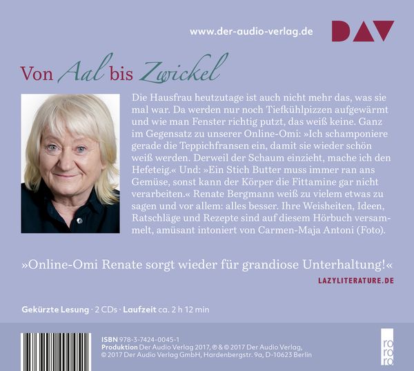 Produktbild: Das kann man doch noch essen. Renate Bergmanns großes Haushalts- und Kochbuch
