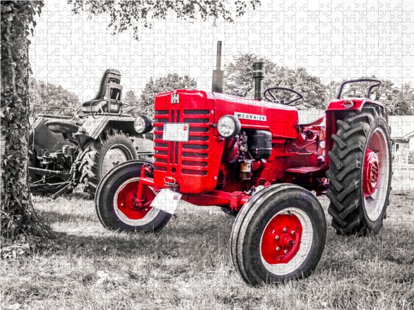 Produktbild: CALVENDO Puzzle Oldtimer Trecker MC Cormick | 1000 Teile Lege-Gr&ouml;&szlig;e 64x48cm Foto-Puzzle f&uuml;r gl&uuml;ckliche Stunden