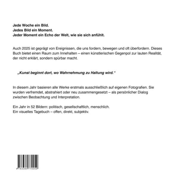 Produktbild: Welt.Zeit.Bild. - 2025
