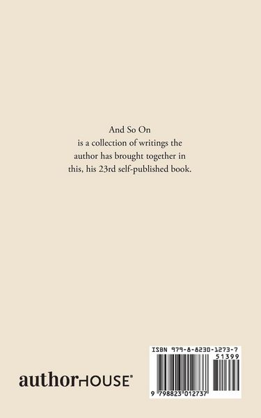 Produktbild: And So On