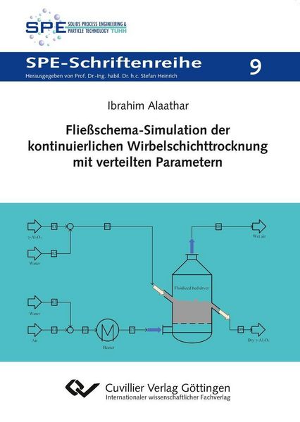Produktbild: Flie&szlig;schema-Simulation der kontinuierlichen Wirbelschichttrocknung mit verteilten Parametern