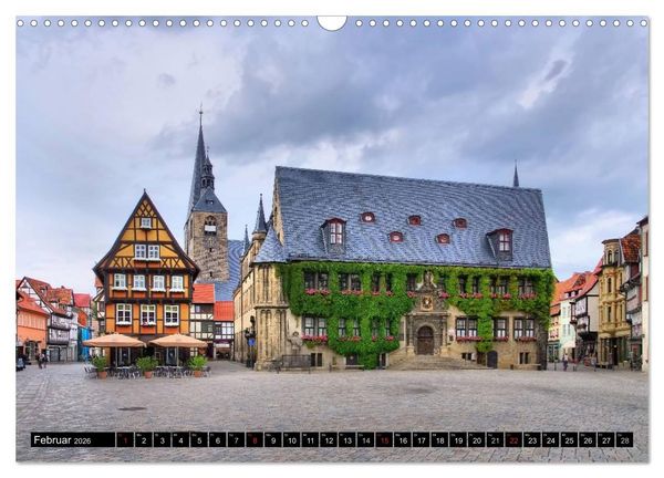Produktbild: Quedlinburg - Welterbestadt im Harz (Wandkalender 2026 DIN A3 quer), CALVENDO Monatskalender