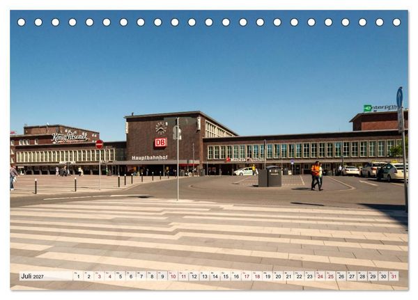 Produktbild: Bahnh&ouml;fe im Ruhr-Revier (Tischkalender 2027 DIN A5 quer), CALVENDO Monatskalender