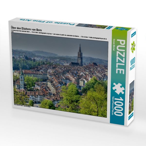 Produktbild: CALVENDO Puzzle &Uuml;ber den D&auml;chern von Bern | 1000 Teile Lege-Gr&ouml;&szlig;e 64x48cm Foto-Puzzle f&uuml;r gl&uuml;ckliche Stunden
