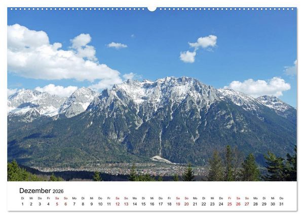 Produktbild: Wundersch&ouml;ne Landschaften in den Alpen (Wandkalender 2026 DIN A2 quer), CALVENDO Monatskalender