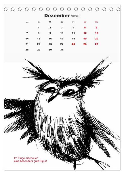 Produktbild: Vor dem Spiegel 2026 (Tischkalender 2026 DIN A5 hoch), CALVENDO Monatskalender