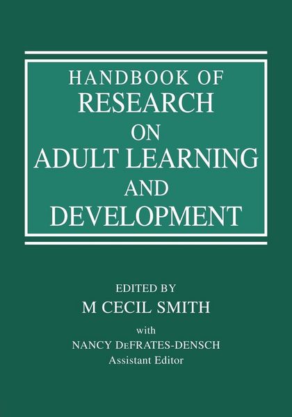 Produktbild: Handbook of Research on Adult Learning and Development