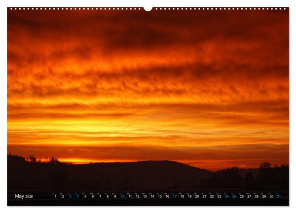 Produktbild: Cloud Appreciation (High Quality Premium Wall Calendar 2026 DIN A2 landscape),CALVENDO 12 Month Wall Calendar
