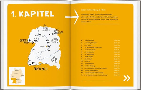 Produktbild: 52 kleine & gro&szlig;e Eskapaden in Deutschland &ndash; F&uuml;r Weinliebhaber