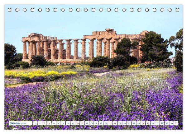 Produktbild: Sizilien - Italien mal anders (Tischkalender 2026 DIN A5 quer), CALVENDO Monatskalender