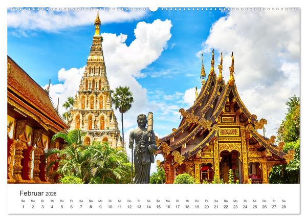 Produktbild: Thailand - Das Land des L&auml;chelns. (Wandkalender 2026 DIN A2 quer), CALVENDO Monatskalender