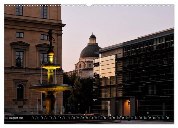 Produktbild: M&uuml;nchen - Facetten einer Stadt (hochwertiger Premium Wandkalender 2026 DIN A2 quer), Kunstdruck in Hochglanz