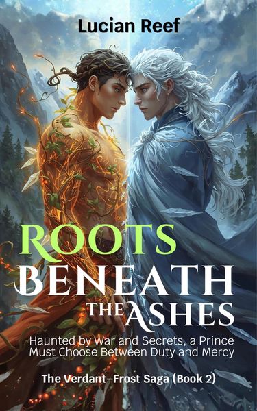 Produktbild: Roots Beneath the Ashes: Haunted by War and Secrets, a Prince Must Choose Between Duty and Mercy (The Verdant-Frost Saga, #2)