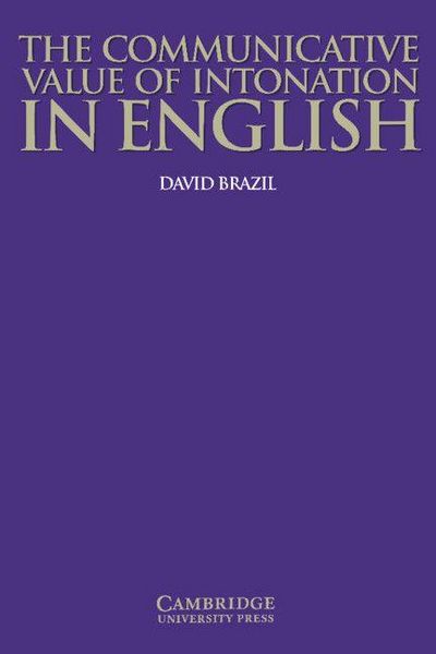 Produktbild: The Communicative Value of Intonation in English