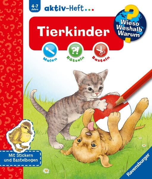 Produktbild: Wieso? Weshalb? Warum? aktiv-Heft - Tierkinder