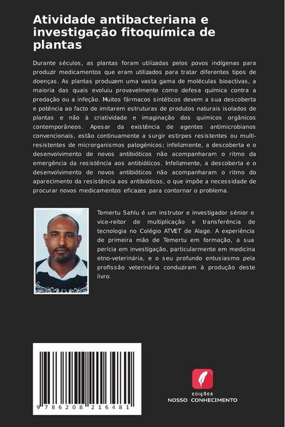 Produktbild: Atividade antibacteriana e investiga&ccedil;&atilde;o fitoqu&iacute;mica de plantas