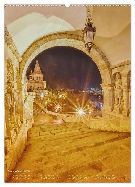 Produktbild: Budapest - Ein malerischer Spaziergang (Wandkalender 2026 DIN A2 hoch), CALVENDO Monatskalender